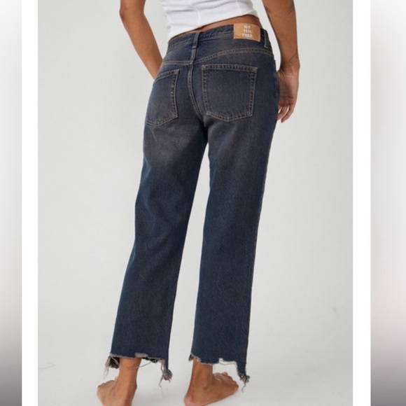 we the free maggie mid rise straight leg alley blue 29 nwt - Picture 3 of 8